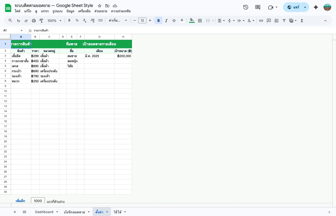 google-sheet-pivot-table step 3